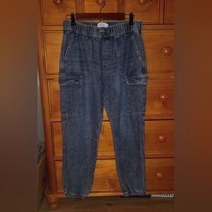 Vanilla Star Dark Wash Jean Joggers. Size Medium!